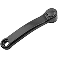 PROWHEEL - 357 : Biela izquierda de acero plastificada negra bici bicicleta (170 mm)